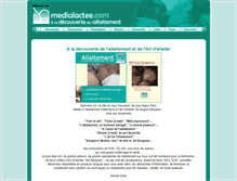 Tablet Screenshot of medialactee.com